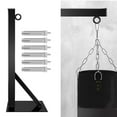 thumbnail image 1 of Bolsa de boxeo de alta resistencia Macarena Soporte de pared de Metal 600x260 mm, 1 of 8