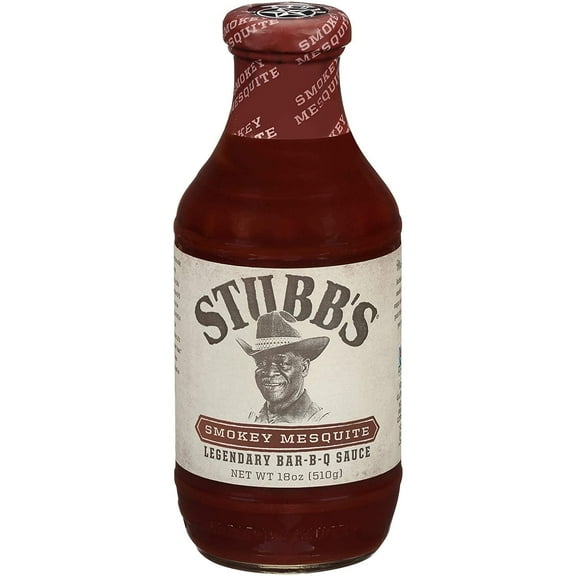 Stubb's All Natural Bar-B-Q Sauce Smokey Mesquite - 18 fl oz Pack of 3