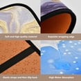 thumbnail image 2 of Shower Curtain and Rug Sets 4pcs Bathroom Sets Includes 12 Free Hooks 66" x 72" Purple Marble Pattern, 2 of 8