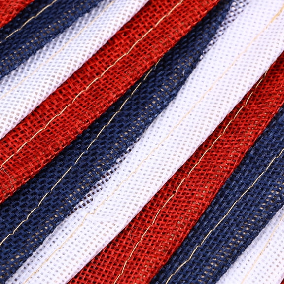 LOLIPPYY Fourth of July Garlands for Decoration with Triangular Flags Red Blue White 1Pack
