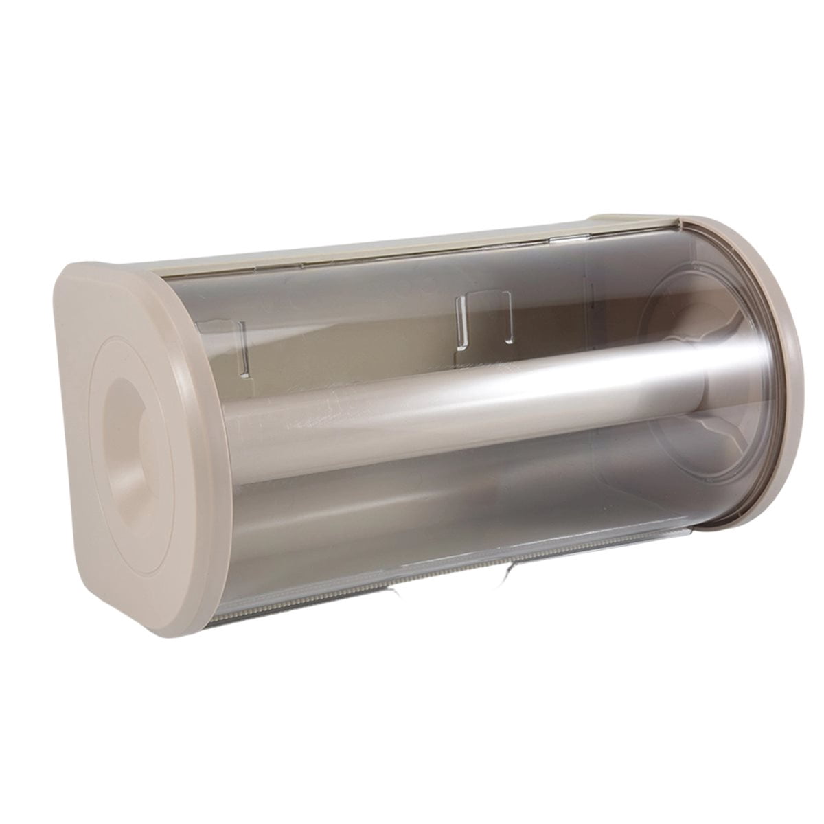 Bathroom Paper Towel Organizer Large Roll Wall Mount Holder with Clear Dustproof Cover Modern Tissue Dispenser Storage A