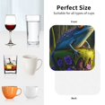thumbnail image 6 of Kdxio Cute Blue Frog Funny Coasters,4 Pcs Leather Coasters,Housewarming Gifts,Protect Furniture from Water Marks Scratch and Damage, 6 of 6