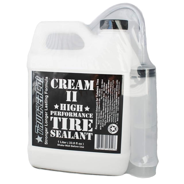 Cream 2 II Scellant de Pneu Tubeless TruckerCo Haute Performance 1 Litre/quart