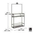 thumbnail image 2 of Umbra Cubiko Two Shelf Shower Caddy, Black, 2 of 20