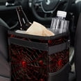 thumbnail image 6 of Spider Web Foldable Car Garbage Can with Lid, Leak-proof, Hanging Storage Bag - Trash Can for Car, Car Trash Can, 6 of 6