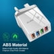 thumbnail image 5 of para teléfono móvil 4USB Adaptador de carga de pared con pantalla LED Home Travel, 5 of 6