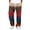 Z86-Red, variant on XINPING Men Pants Regular Fit Hiking Pants Elastic Waistband -Resistant Flat-Front Chino Pant