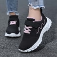 thumbnail image 2 of WAYUTE Girls Sneakers Lightweight Knit Upper Sneakers Comfort Breathable Mesh Flexible Soles Running Shoes Casual School Wear, 2 of 7