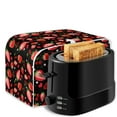 thumbnail image 6 of Yuyamidu Strawberry Toaster Cover 2-Slice Wide Slot Bread Maker Dust Cover Spill Proof Small Appliance Cover Home Kitchen Decorative Cover Microwave Dustproof Cover, 6 of 7