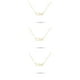 thumbnail image 5 of Collar del Zodiaco Libra de Qarigey Oro, 5 of 6
