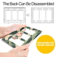 thumbnail image 4 of Yayeee Rocker Switch Wall Plate 1-Gang 4.6"x2.9" Home Decorative Outlet Cover, Green Abstract Shapes, 4 of 6