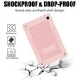 thumbnail image 5 of FIEWESEY for Walmart Onn 11.6 Pro Tablet Case,Heavy-Duty Drop-Proof Shock-Resistant Kids Friendly Rugged Cover for Walmart Onn 11.6 Pro Tablet(Model:100043279)+Screen Protector (Rose Gold,1 Pcs), 5 of 6