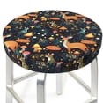 thumbnail image 3 of KLL Forest Elf Round Bar Chair Cushion Cover ,Bar Stool Protector with Elastic, Soft Washable, 3 of 6