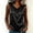Black, variant on ByworldtasicWomens Elegant Satin Wide Straps Tank V-Neck Sleeveless Camisole