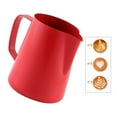 thumbnail image 3 of Jarra de Espuma Macarena Acero Inoxidable 304 400ML Latte Arts Rojo, 3 of 7