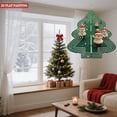 thumbnail image 2 of Metal Hanging Christmas Tree Wind Decorations - Festive Garden Spinners with Snowman and Snowflake Design for Holiday Cheer, 2 of 7