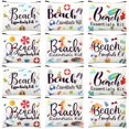 thumbnail image 1 of Bolsa de maquillaje Chunful Summer Themes, lona, 25 x 19 cm, 12 unidades, 1 of 7
