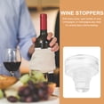 thumbnail image 4 of 10Pcs Transparent Claret Silicone Wine Bottle Stoppers for Wine Lovers, 4 of 9