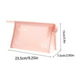 thumbnail image 3 of Jelly Cosmetic Bag PVC Waterproof Makeup Organizer Portable Toiletry Storage Pouch for Travel Daily Use Bathroom Essentials Cosmetics Skincare Accessories and Purse Organization, 3 of 6
