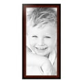 thumbnail image 2 of ArtToFrames 14" x 30" Honors Mahogany with Black Picture Frame, 14x30 inch Brown Wood Poster Frame (WOM-5154), 3 Pack, 2 of 6