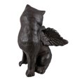 thumbnail image 3 of Statue de Chat Ange en Fonte Brun Rustique Figure 6 Pouces de Haut, 3 of 4