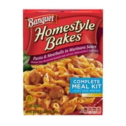 Banquet Homestyle Bakes Pasta & Meatballs in Marinara Sauce, 36.6 Ounce