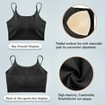thumbnail image 3 of LELINTA 2 Pack Women's Workout Sports Bras Padded Medium Impact Sexy Back Support Gym Workout Fitness, 3 of 7