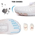 thumbnail image 4 of Zapatos de senderismo Hi-Y2Kgirls Barefoot para mujer y hombre, color blanco, 4 of 6