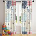 thumbnail image 5 of Blackout Kids Curtains,Pioneer Flower Floral Print Pattern Childrens Insulated Curtains Set Of 2,Bedroom Essentials,Toddler Room Decor 42"x84", 5 of 5