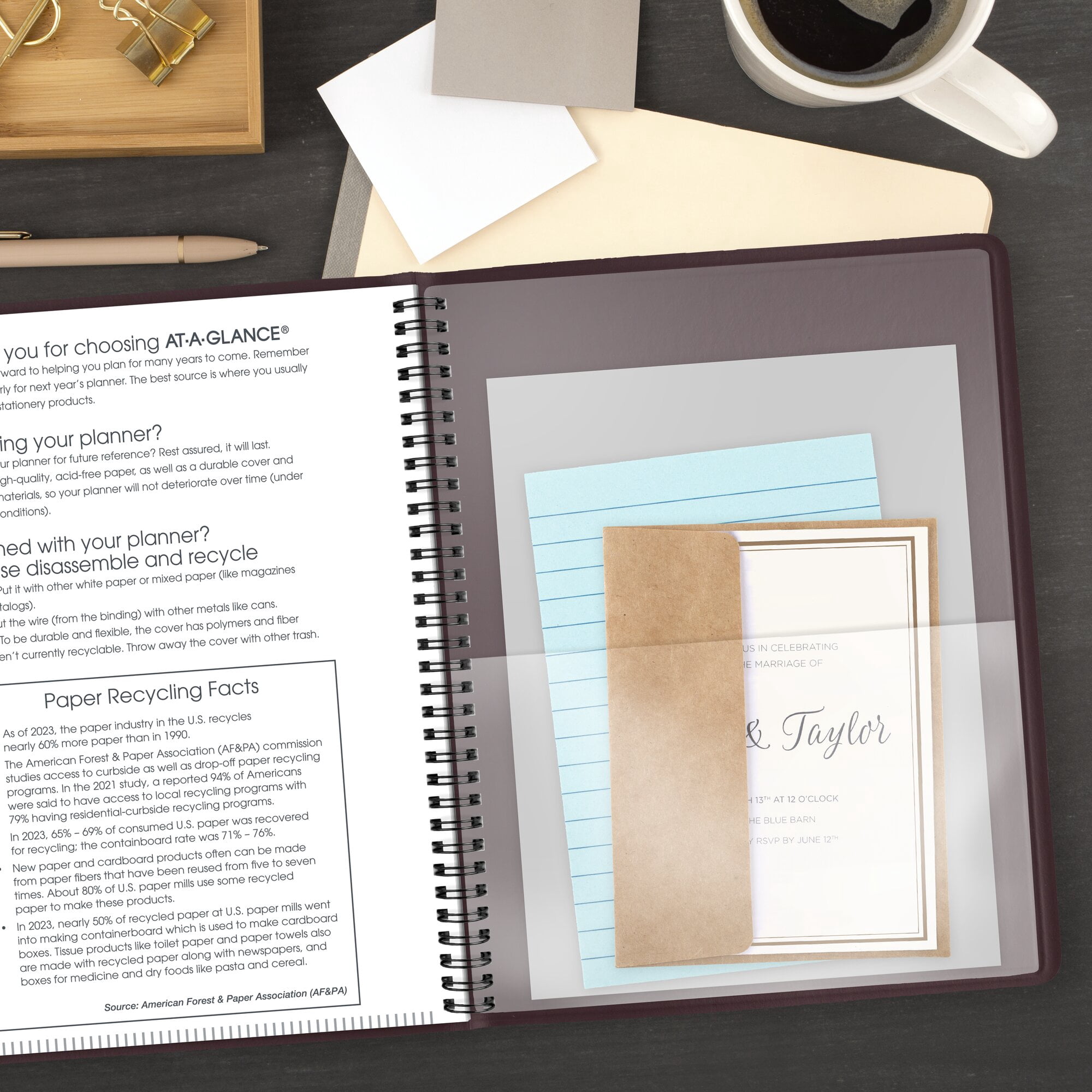 AT-A-GLANCE 2027 Weekly Appointment Book Planner Winestone Large 8 14 x 11 -