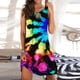 thumbnail image 1 of ICHUANYI ClearanceSummer Dress For Women,Crewneck Dress Sleeveless Cute Ruffle Flowy Beach Sun Tank Short Dresses(Multicolor, XL) ICHUANYI WER20232080502027, 1 of 5