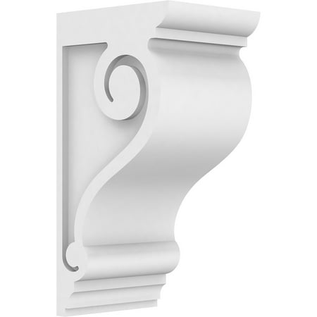 

Ekena Millwork 5 W x 7 D x 14 H Standard Scroll Architectural Grade PVC Corbel