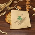 thumbnail image 4 of 500Pcs Kraft Paper Shredded Cake Fried Food Packaging Bags Oil-proof Food Containers, 4 of 9