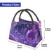 thumbnail image 2 of Easygdp Purple Bubble Abstract Art Bolsa de Almuerzo Insulada Reutilizable, Bolsa de Mano y Bandolera para Oficina, Trabajo, Viajes, 2 of 6