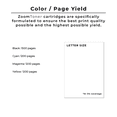 thumbnail image 2 of Zoomtoner Compatible with Canon 054 Set Laser Toner Cartridge - Regular Yield - Black Cyan Magenta Yellow, 2 of 4