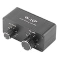 thumbnail image 2 of Amplificador de altavoces, material de metal mini amplificador estéreo de interfaz múltiple enchufe y reproducción de control de control de música de reduccióna de ruido para karaoke, 2 of 7