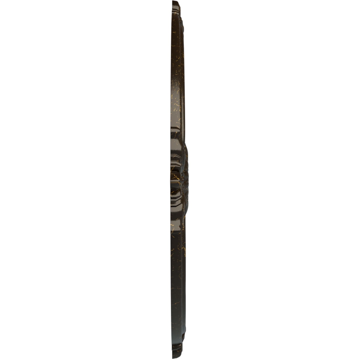 30 1/8"OD x 1 1/2"P Attica Acanthus Leaf Ceiling Medallion (Fits Canopies up to 3 1/4"), Hand-Painted Stone Hearth Crackle