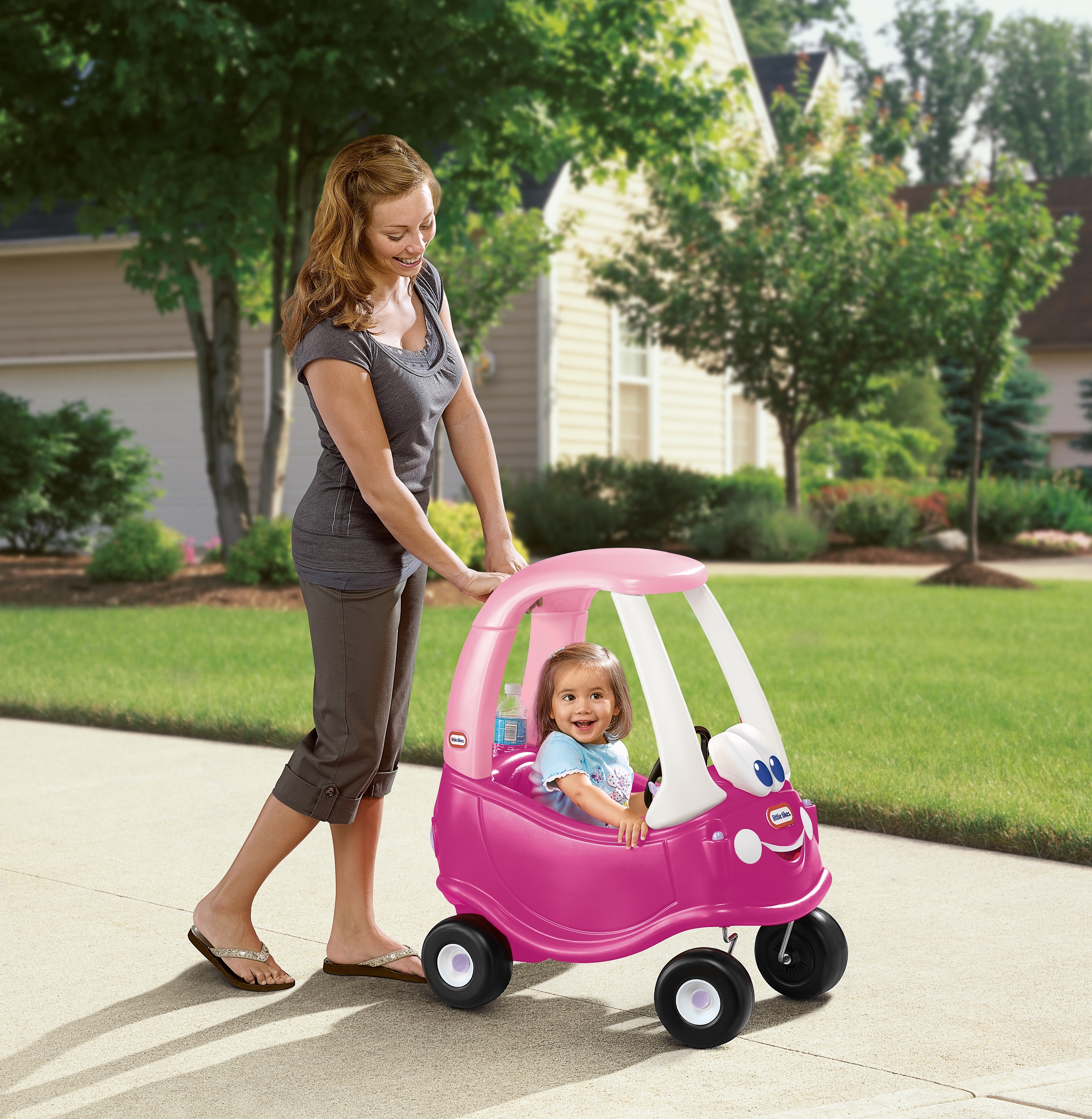Little Tikes Princess Cozy Coupe (Magenta) For Girls and Boys Ages 1 Year + - image 5 of 10