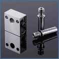 thumbnail image 1 of 1 High Temperature -10 Plated Copper Heater Block, 2 Titanium Alloy Heat Break Thermal Barrel Tube, 1 of 5