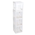 thumbnail image 1 of Clear Boxes For Balloons, Letter Boxes For Party Reusable 4 White Boxes Plastic  For Birthday Party Decor For Gender Reveal Decorative Blocks For Parties BABY, 1 of 8