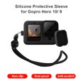 thumbnail image 4 of Funda de silicona Ndcxsfigh para GoPro Hero 10 9 Cubierta de tapa de lente de Película protectora negro, 4 of 7