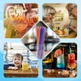 thumbnail image 7 of 500 Pcs Disposable Drinking Straws, Black Plastic Straws, Plastic Drinking Straw, Disposable Straws, BPA-Free Extra Long Straw for Party Drinking (0.23''Diameter and 10.2"Long) (Multicolor), 7 of 7
