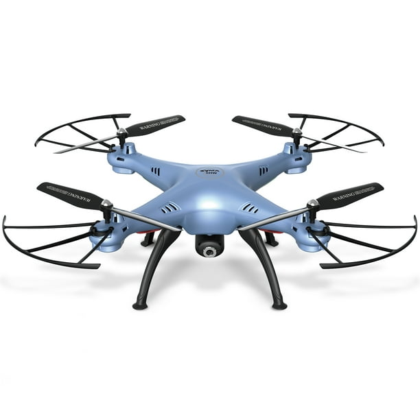 GEZEN Syma X5HW-I 2.4Ghz 4CH RC Headless Quadcopter UFO with Hover Function HD Camera, Blue - Walmart.com