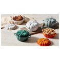 thumbnail image 5 of Stoneware Figural Pumpkin Petite Cocotte, 12 oz., White, 5 of 6