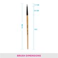 thumbnail image 2 of Vega Eye Liner Brush (Ev-08) - Golden, 2 of 5