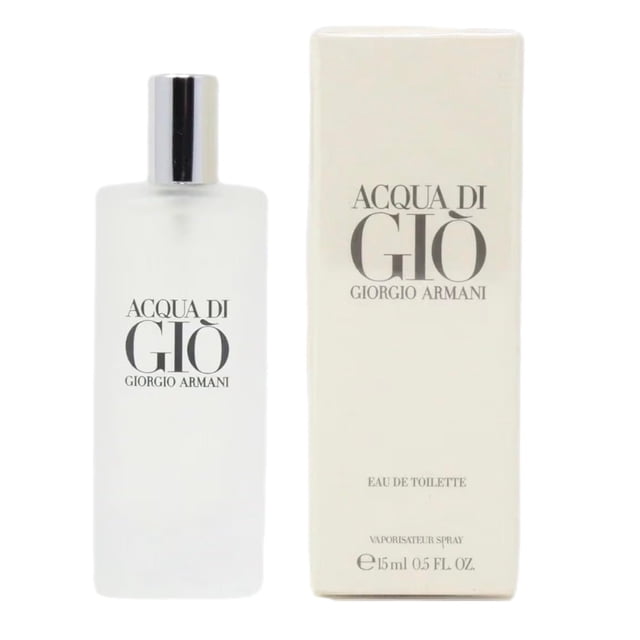 Perfume Armani GIO Eau De Toilette EDT para hombre, 15 ml, tamaño de viaje