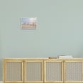 thumbnail image 2 of Stupell Seaside Waves Bird Flock Grazing Landscape Painting White Framed Art Print Wall Art, 2 of 7
