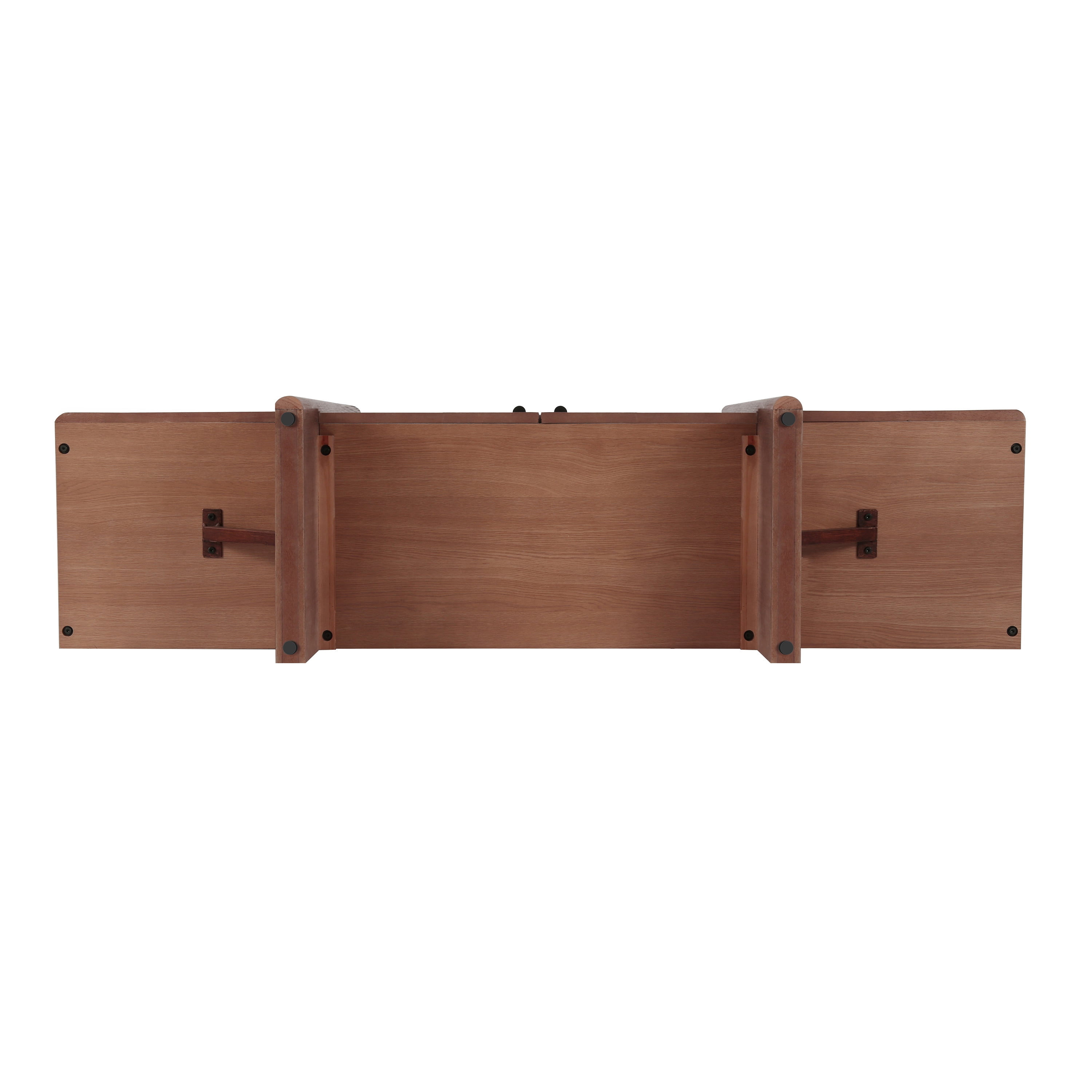 Euroco 60" Buffet Sideboard Cabinet with Storages, Modern Media Console Coffee Bar Cabinet with 4 Doors and Wood Frame for Kitchen, Living Room,Espresso