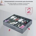thumbnail image 2 of Bolsa Organizadora Debajo de la Cama con Tapa Transparente, Almacenamiento Plegable No Tejido para Ropa, Zapatos y Ropa de Cama, 2 of 4