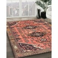 thumbnail image 2 of Ahgly Company Indoor Square Traditional Brown Red Persian Area Rugs, 3' Square, 2 of 6